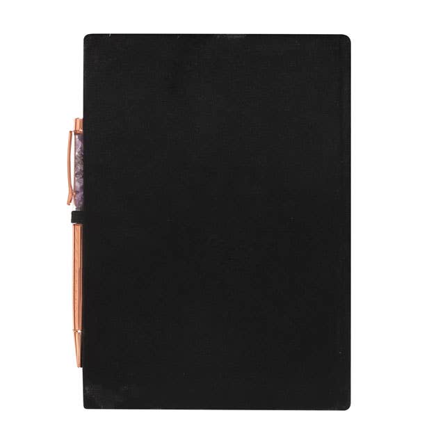 Manifestation Journal Notebook with Amethyst Pen