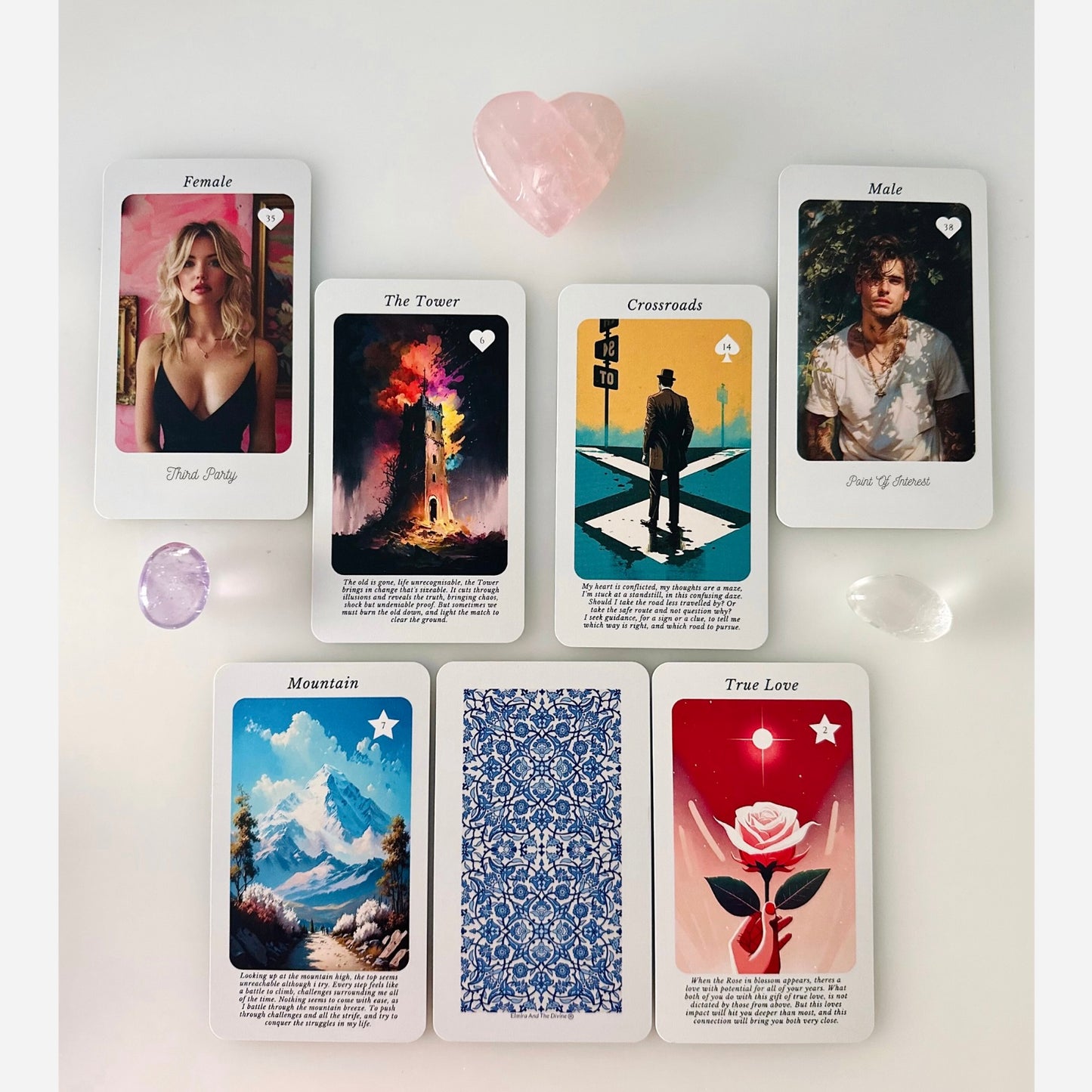 Personalised Oracle Deck Charecters | Add On Cards