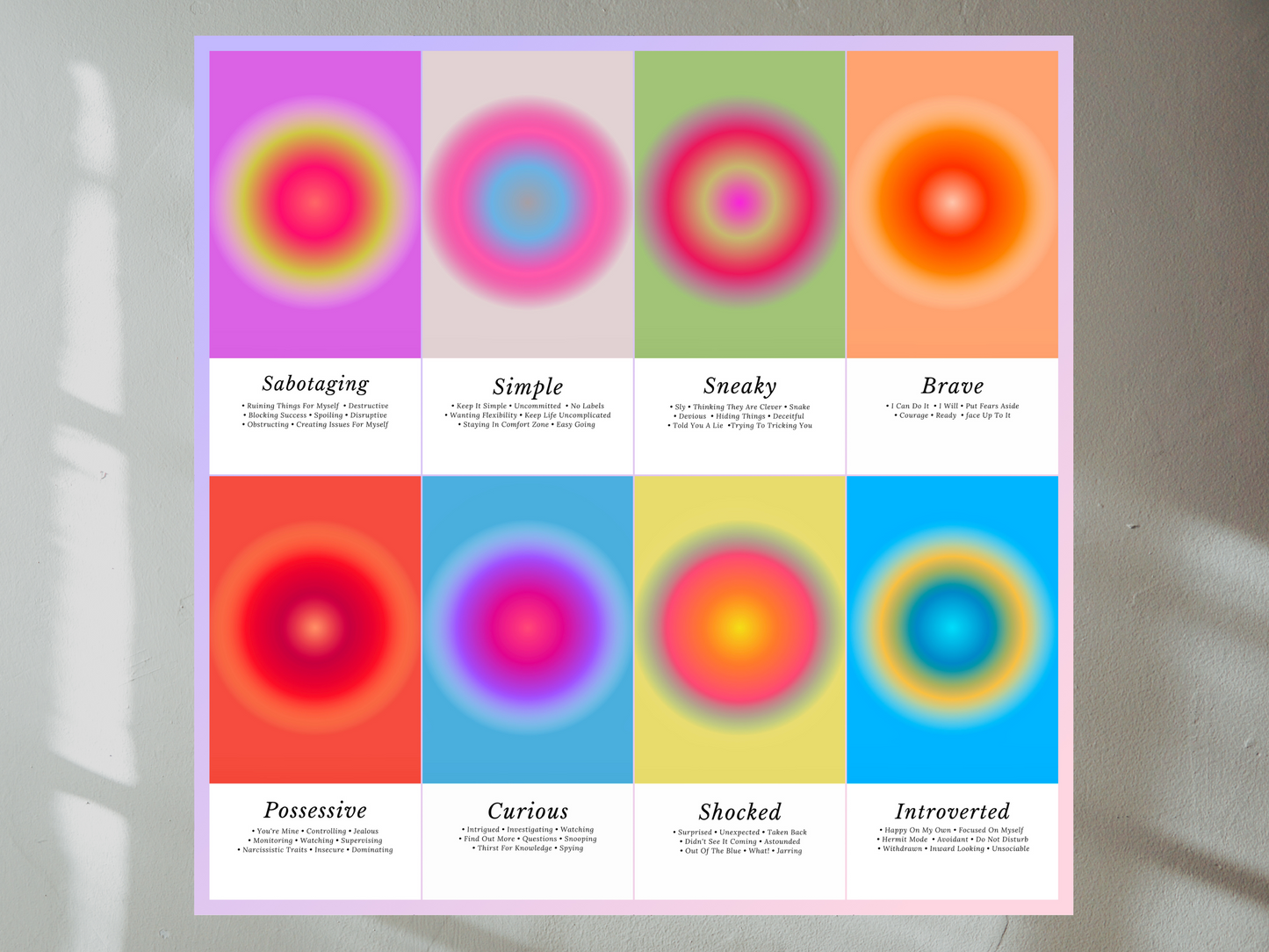 Rainbow Moods Oracle (Feelings and Emotions Deck)