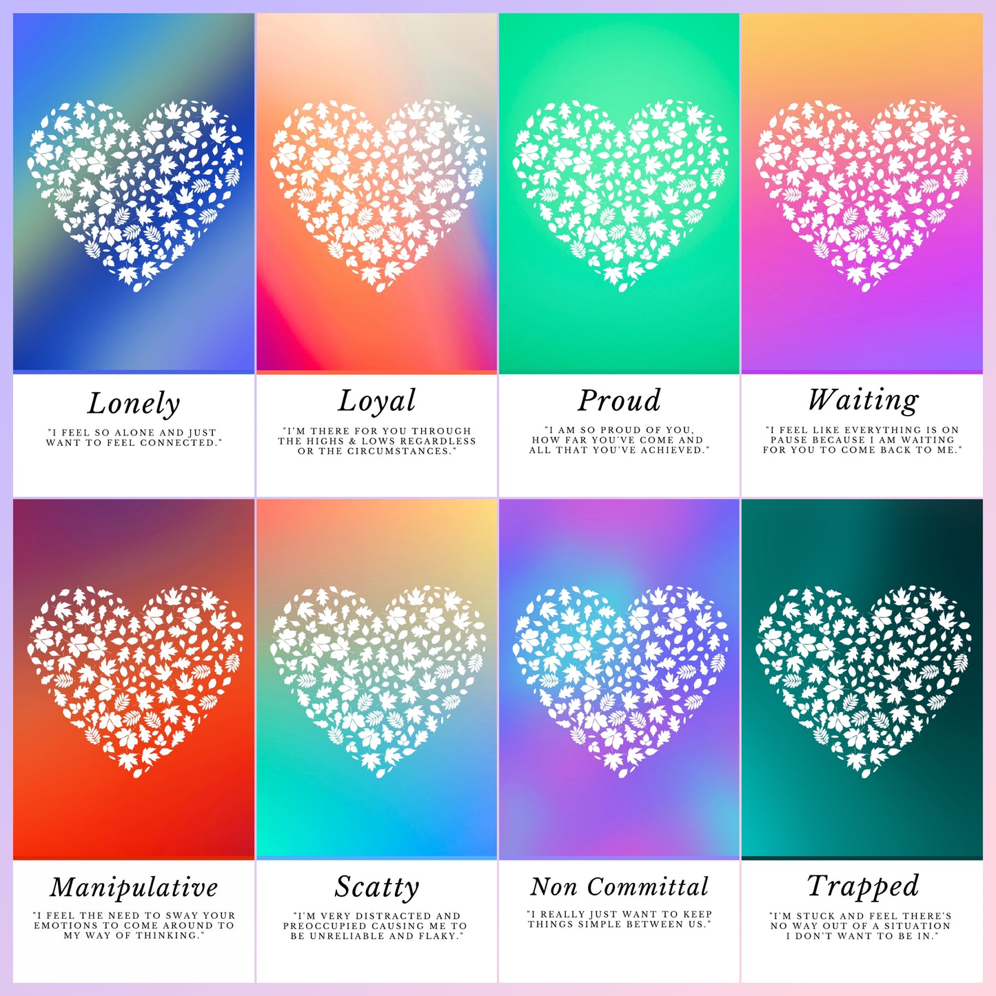 New! Mood Whispers Channelled Message Deck (Feelings,Thoughts & Emotions Oracle)