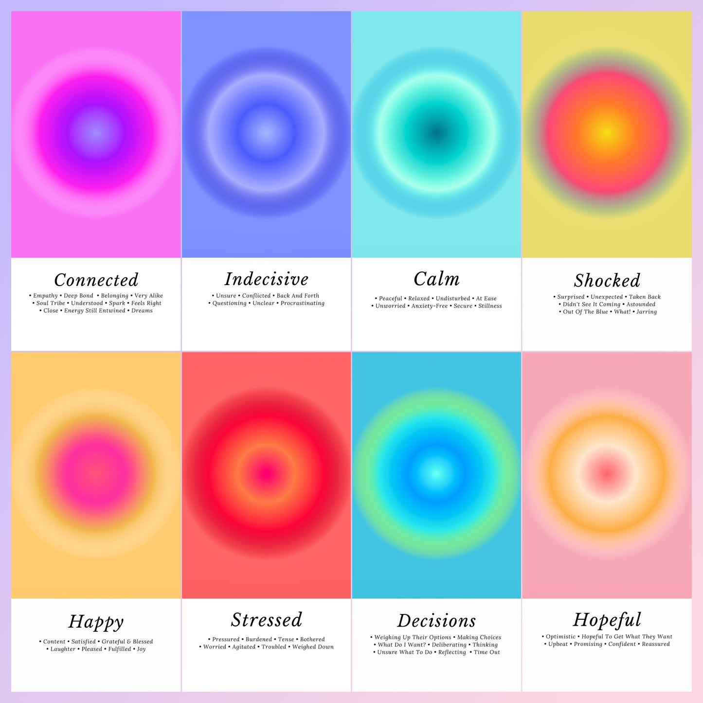 Rainbow Moods Oracle (Feelings and Emotions Deck)